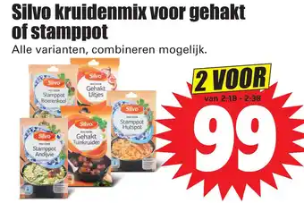 Dirk Silvo kruidenmix voor gehakt of stamppot aanbieding