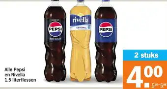 Albert Heijn Alle Pepsi en Rivella aanbieding