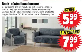 Dirk Bank- of stoelbeschermer aanbieding