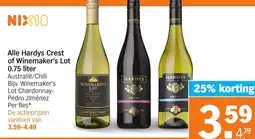 Albert Heijn Alle Hardys Crest of Winemaker's Lot aanbieding