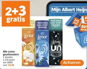 Albert Heijn Alle Lenor geurboosters aanbieding