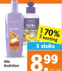 Albert Heijn Alle Andrélon aanbieding