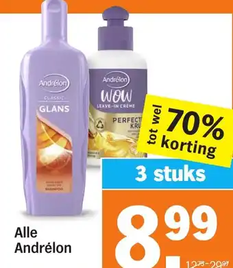 Albert Heijn Alle Andrélon aanbieding