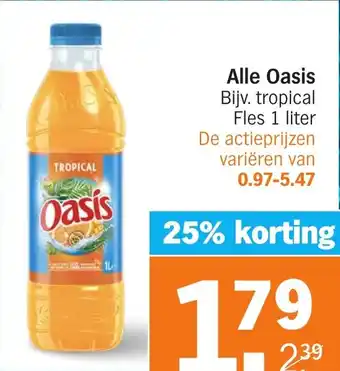 Albert Heijn Alle Oasis aanbieding