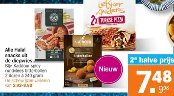 Albert Heijn Alle Halal snacks uit de diepvries aanbieding