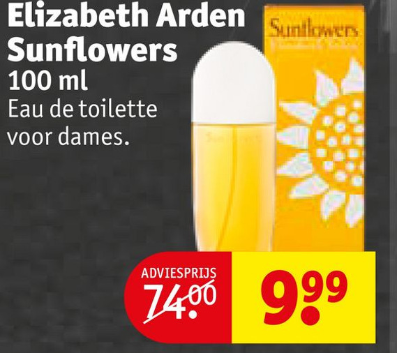 Elizabeth Arden Sunflowers aanbieding bij Kruidvat
