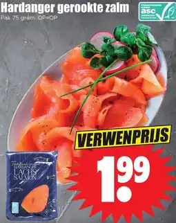 Dirk Hardanger gerookte zalm aanbieding