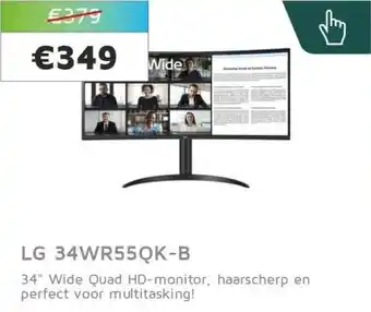 Digitotaal LG 34WR55QK-B aanbieding