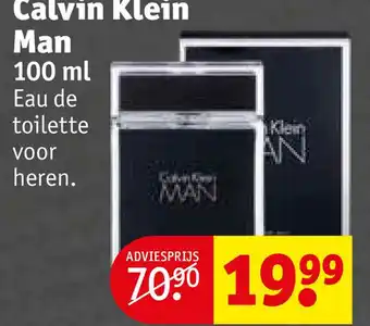 Kruidvat Calvin Klein Man aanbieding