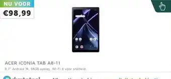 Digitotaal ACER ICONIA TAB A8-11 aanbieding