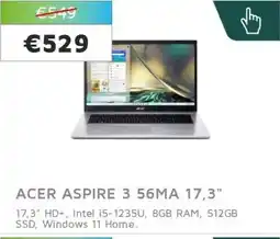 Digitotaal ACER ASPIRE 3 56MA 17,3 aanbieding