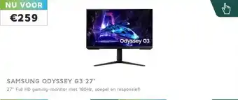 Digitotaal SAMSUNG ODYSSEY G3 27 aanbieding