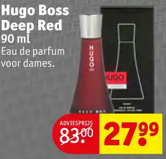 Kruidvat Hugo Boss Deep Red aanbieding