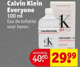 Kruidvat Calvin Klein Everyone aanbieding