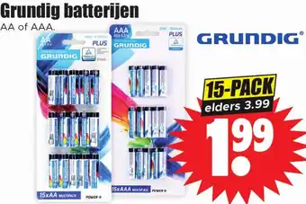 Dirk Grundig batterijen aanbieding