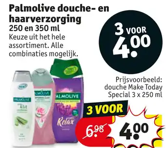 Kruidvat Palmolive douche- en haarverzorging aanbieding