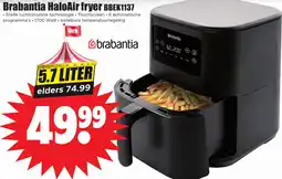 Dirk Brabantia HaloAir fryer BBEK1137 aanbieding