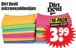 Dirk Dirt Devil microvezeldoekjes aanbieding