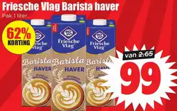 Dirk Friesche Vlag Barista haver aanbieding