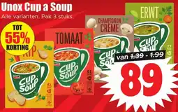 Dirk Unox Cup a Soup aanbieding