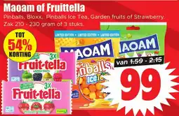 Dirk Maoam of Fruittella aanbieding