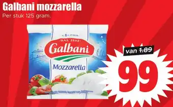 Dirk Galbani mozzarella aanbieding