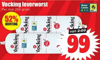 Dirk Vocking leverworst aanbieding