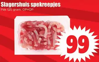 Dirk Slagershuis spekreepjes aanbieding