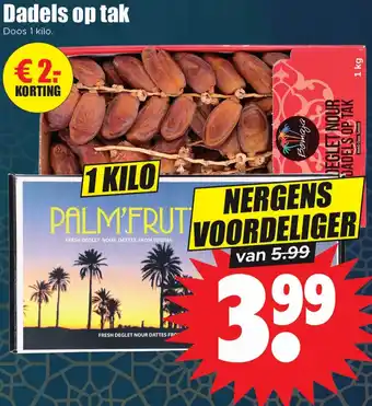 Dirk Dadels op tak aanbieding