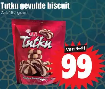 Dirk Tutku gevulde biscuit aanbieding