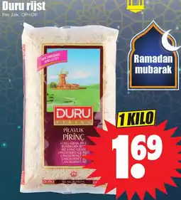 Dirk Duru rijst aanbieding