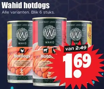 Dirk Wahid hotdogs aanbieding