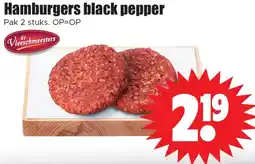 Dirk Hamburgers black pepper aanbieding