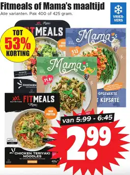 Dirk Fitmeals of Mama's maaltijd aanbieding