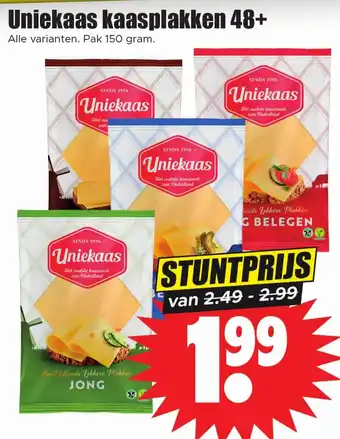 Dirk Uniekaas kaasplakken 48+ aanbieding