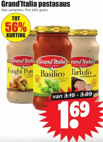 Dirk Grand'Italia pastasaus aanbieding