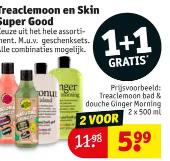 Kruidvat Treaclemoon en Skin Şuper Good aanbieding