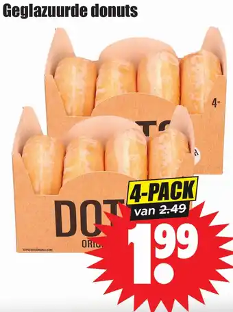 Dirk Geglazuurde donuts aanbieding