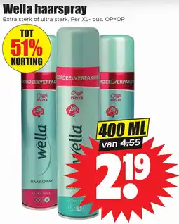 Dirk Wella haarspray aanbieding