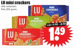 Dirk LU mini crackers aanbieding