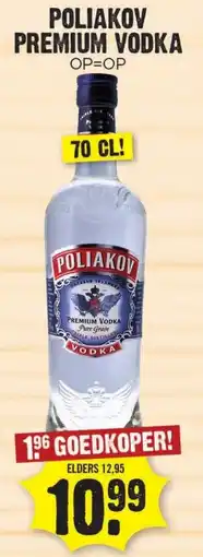 Dirk Poliakov Premium Vodka aanbieding