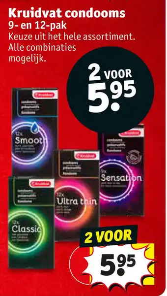 Kruidvat Kruidvat condooms 9- en 12-pak aanbieding