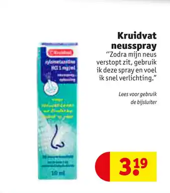 Kruidvat Kruidvat neusspray aanbieding