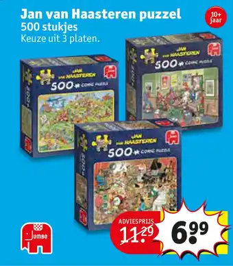 Kruidvat Jan van Haasteren puzzel 500 stukjes aanbieding