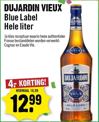 Dirck 3 Dujardin Vieux Blue Label aanbieding