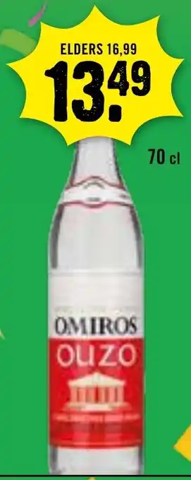 Dirck 3 Omiros Ouzo aanbieding