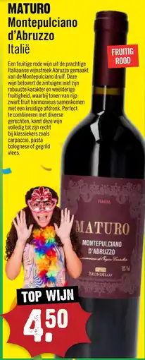 Dirck 3 Maturo Montepulciano d'Abruzzo Italië aanbieding