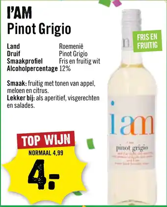 Dirck 3 I'am Pinot Grigio aanbieding