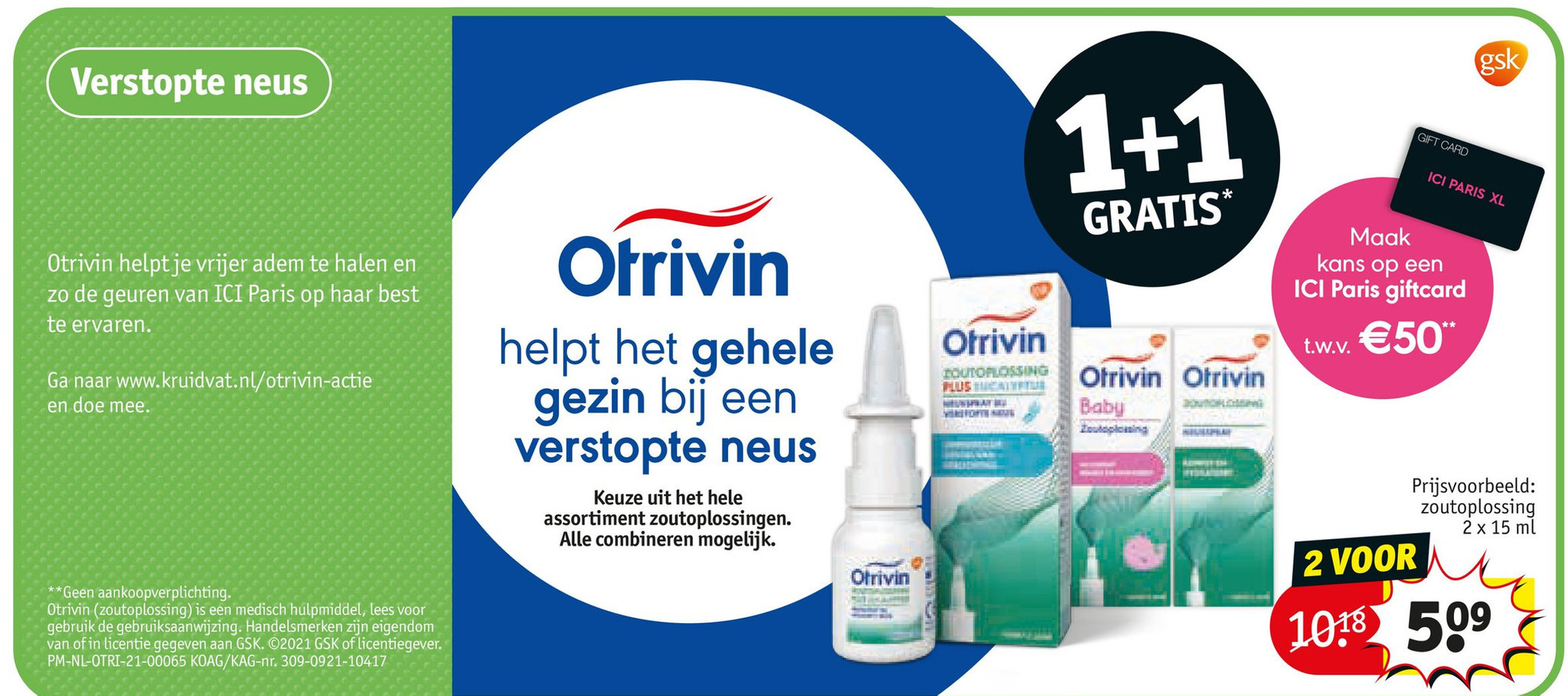 Otrivin aanbieding bij Kruidvat