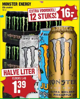 Dirck 3 Monster Energy aanbieding